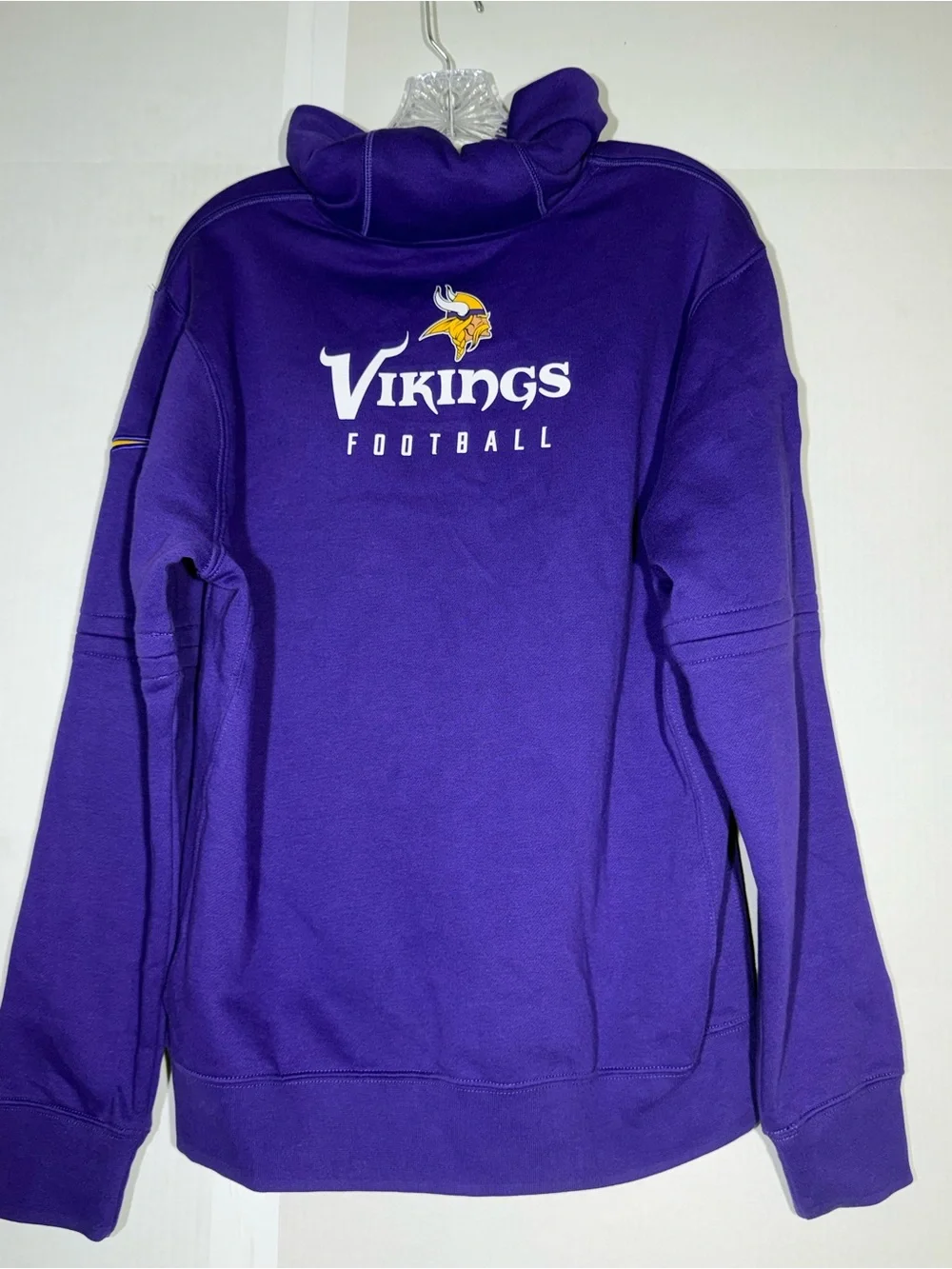 Men's Purple Minnesota Vikings Pullover Hoodie Sz S